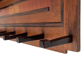 Two Art Deco Modernist Coat Racks by P.E.L. Izeren for De Genneper Molen